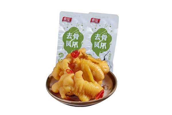 无骨凤爪给袋式真空方案