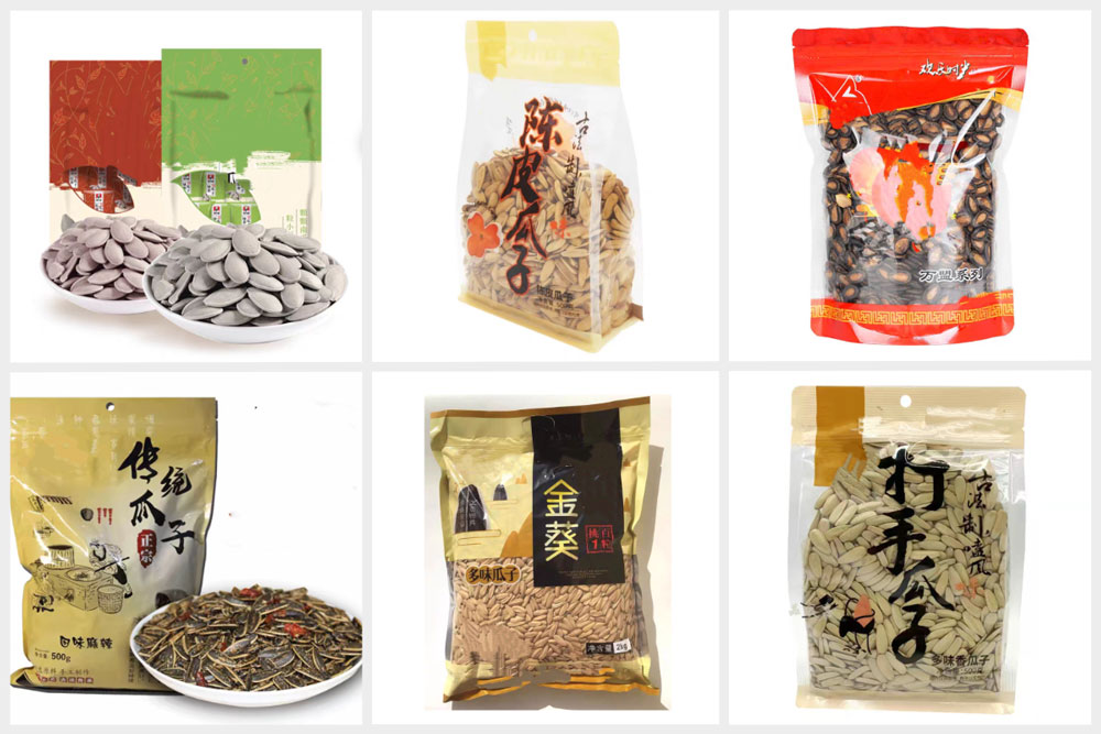 葵花籽全自动包装机RL-GD8-200R/250R/300D样品